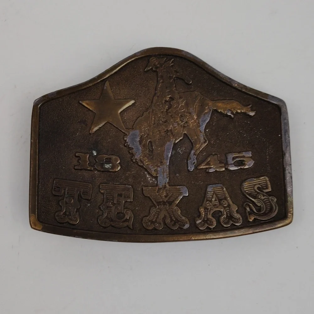 Vintage Adezy Texas Western Belt Buckle